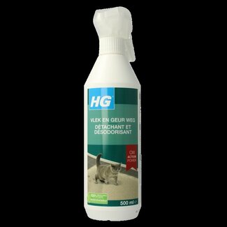 HG HG Détachant & absorbeur d'odeurs chat 500 ml