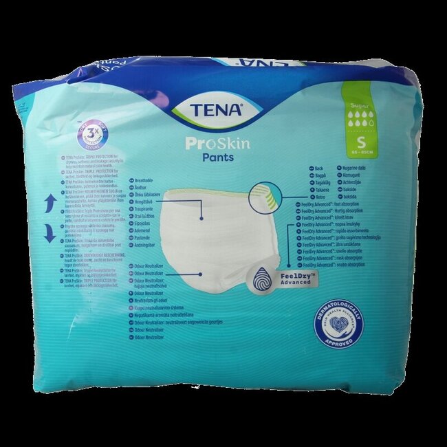 Tena ProSkin Pants Super S 12 pièces