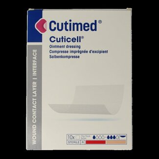 Cuticell Pansement gras Cuticell 7,5 x 7,5 cm 10 pièces