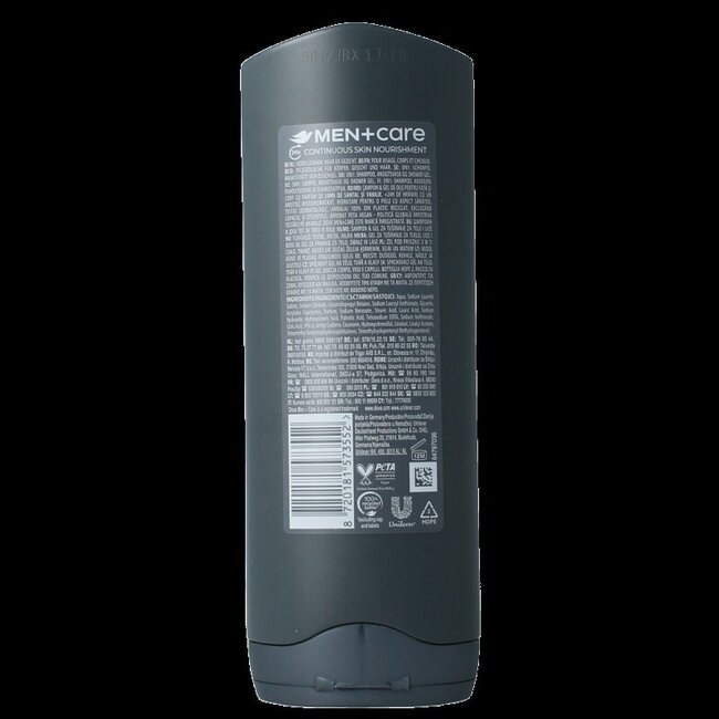 Gel douche Dove Men+Care bois de santal et vanille 250 ml