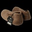 Slof dames teddy beige 39/40 1 Paar