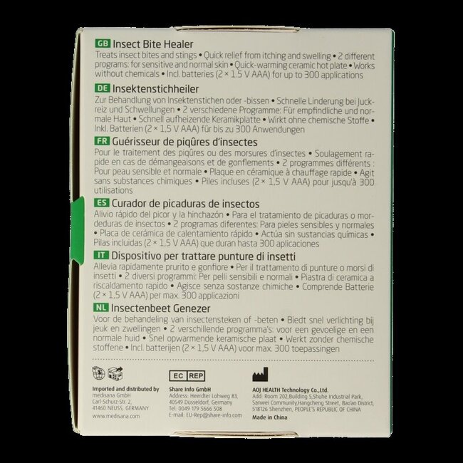Medisana Soulage-piqûres d'insectes IB100 1 pièce