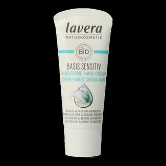 Lavera Lavera Basis sensitiv handcreme mini bio 20 Milliliter