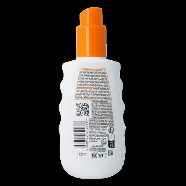 Ambre Solaire Lait hydratant protecteur spray SPF50+ 150 ml