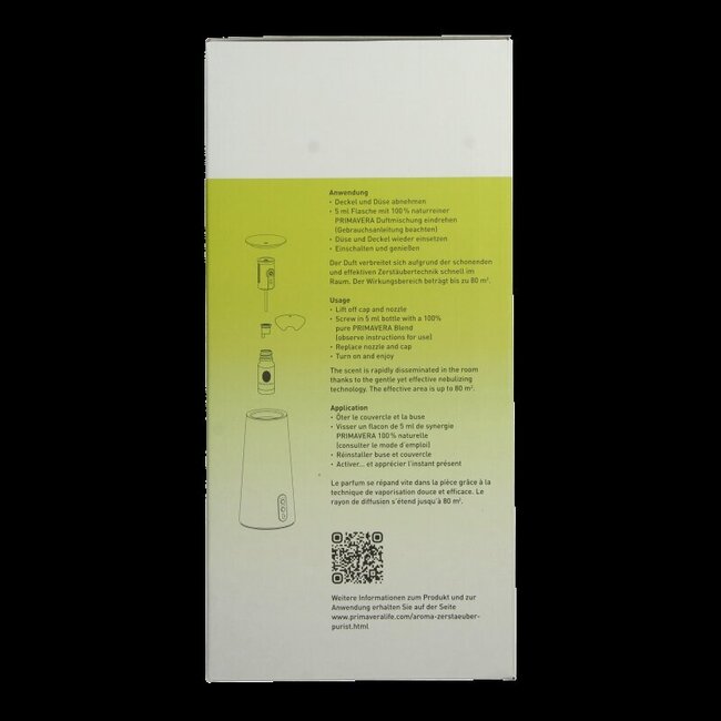 Diffuseur d'arômes Primavera purist 1 pièce