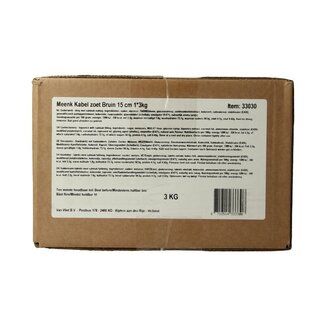 Meenk Meenk Câble de réglisse doux 3 Kilogrammes