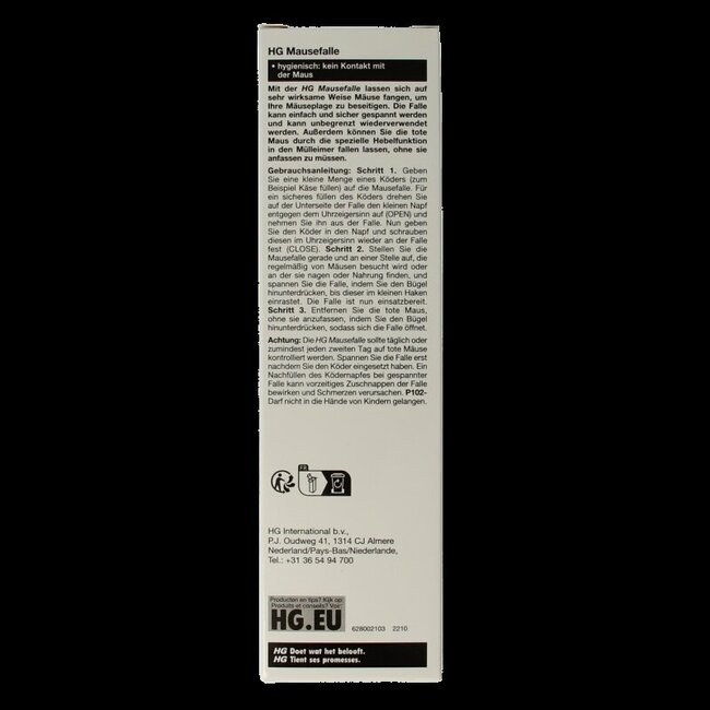 HG HG X piège à souris 2 pièces