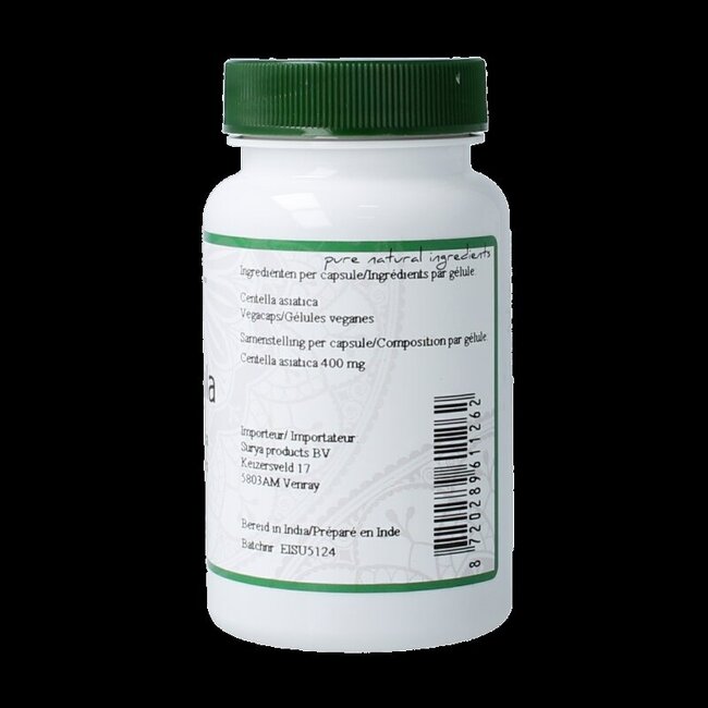 Surya Gutu kola centella asiatic 60 gélules