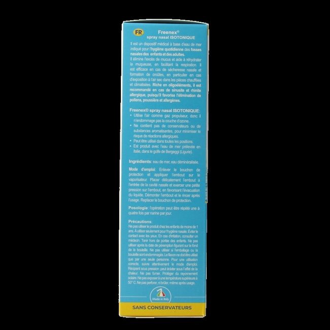 Freenex Seawater isotonic nasal spray 100 Milliliter