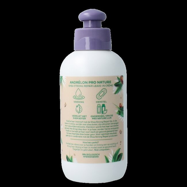 Andrelon Leave-in creme shea strong repair 200 Milliliter