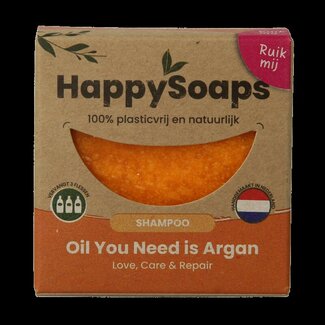 Happysoaps Happysoaps Shampoing solide oil you need argan 1 pièce