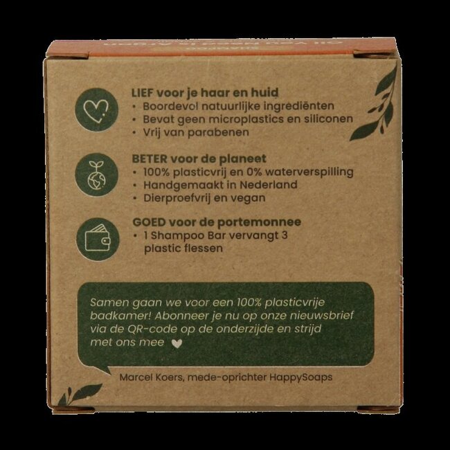 Happysoaps Shampoing solide oil you need argan 1 pièce
