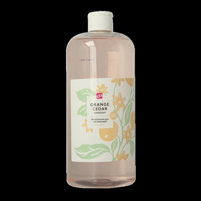 Handzeep orange ceder navulling 1 Liter