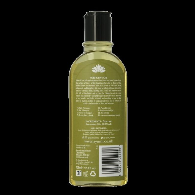 Huile d'olive pure Ayumi pressée à froid 150 ml