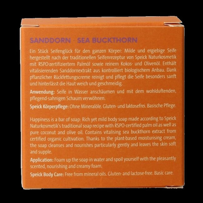 Speick Duindoorn zeep in doosje 100 Gram