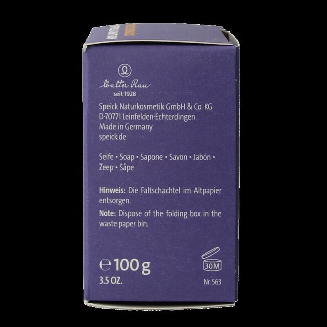 Speick Lavendel zeep in doosje 100 Gram