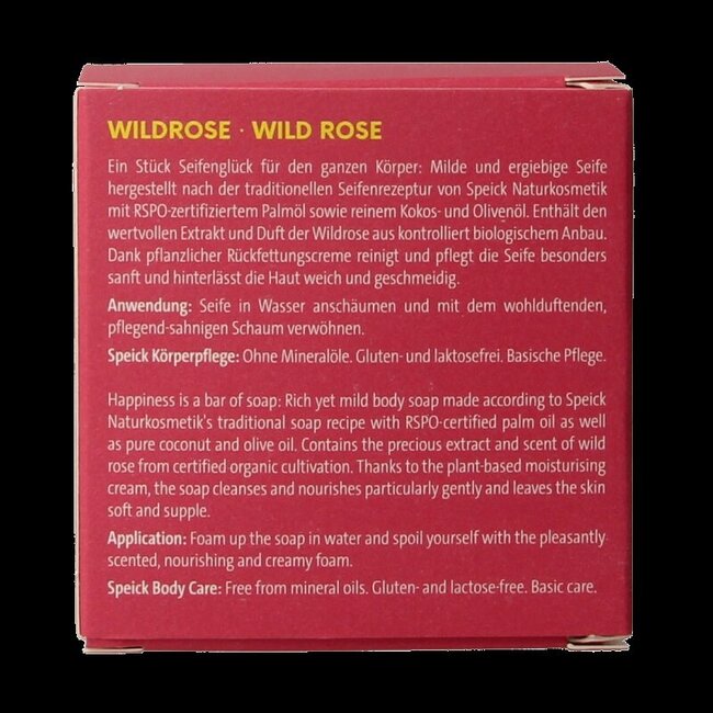 Savon à la rose sauvage Speick en boîte 100 g