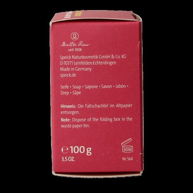 Savon à la rose sauvage Speick en boîte 100 g