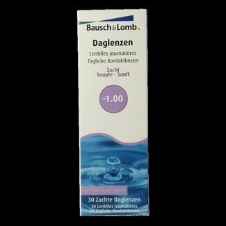 Bausch & Lomb Daglenzen -1.00 30 Stuks