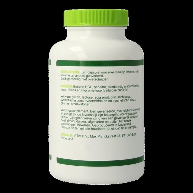 Vitiv Betaine HCL & pepsine 100 Capsules