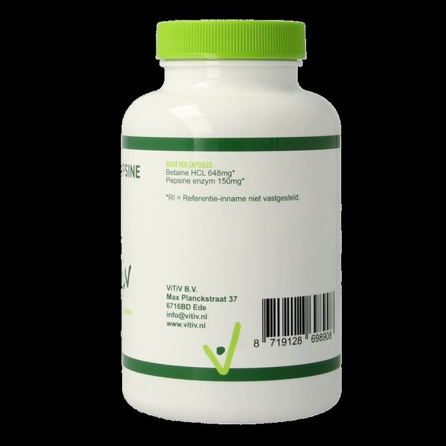 Vitiv Bétaïne HCL & Pepsine 100 Gélules