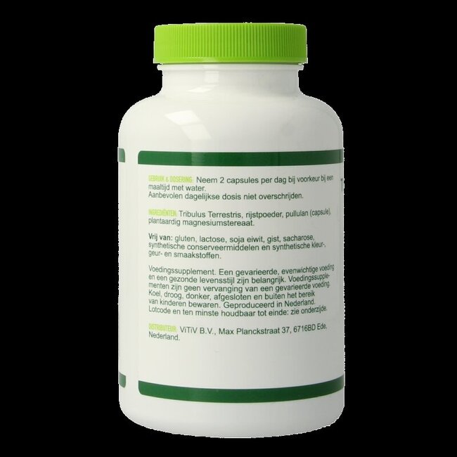 Vitiv Tribulus terrestris 500 mg vert 100 gélules