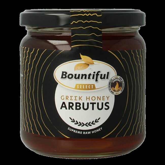Bountiful select Griekse rauwe honing arbutus 500 Gram