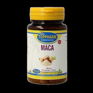 Toppharm Toppharm Maca 500mg puur 50 Capsules