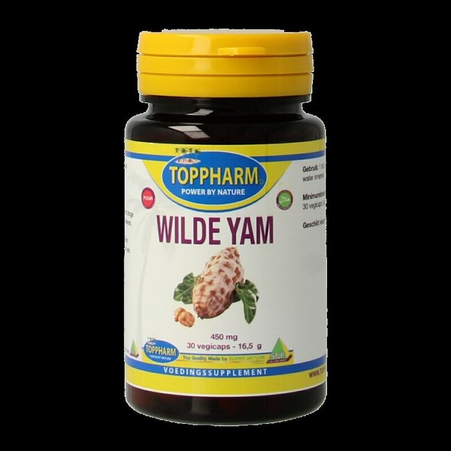 Toppharm Wilde Yam puur 30 Vegetarische capsules