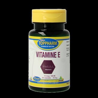 Toppharm Toppharm Vitamine E 10mcg 400IE 50 Capsules