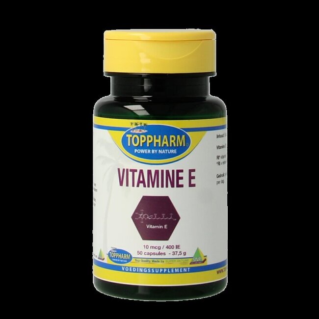 Toppharm Vitamine E 10mcg 400IE 50 Capsules