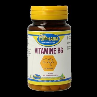 Toppharm Toppharm Vitamine B6 60 Tabletten