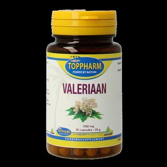 Toppharm Toppharm Valeriaan 1250mg 50 Capsules