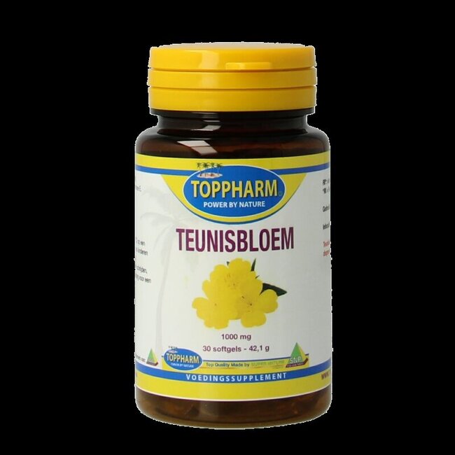 Toppharm Teunisbloem 1000mg 30 Softgels