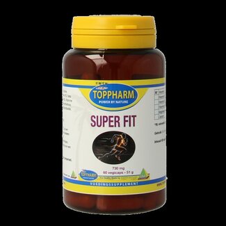 Toppharm Toppharm Super fit 730mg 60 Vegetarische capsules
