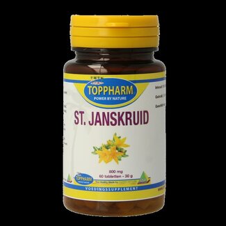 Toppharm Toppharm St. Janskruid 800mg 60 Tabletten