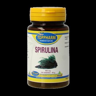 Toppharm Toppharm Spirulina 400mg 100 Tabletten