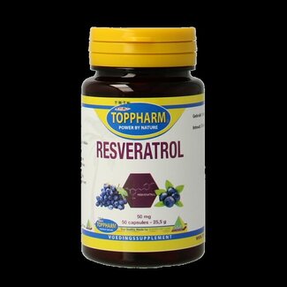 Toppharm Toppharm Resveratrol 50mg 50 Capsules