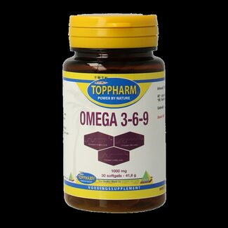 Toppharm Toppharm Omega 3 6 9 1000mg 30 Softgels