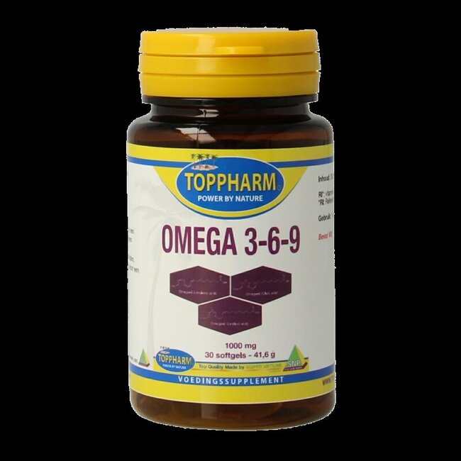 Toppharm Omega 3 6 9 1000mg 30 Softgels