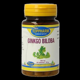 Toppharm Toppharm Ginkgo biloba 60 Tabletten