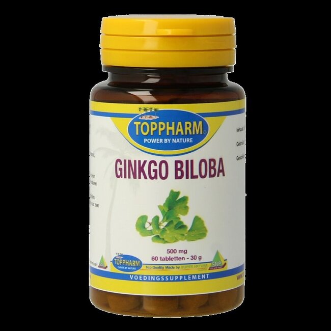 Toppharm Ginkgo biloba 60 Tabletten