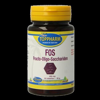 Toppharm Toppharm FOS fructo oligo sacchariden 450mg 60 Tabletten