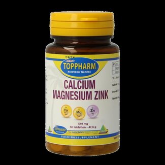 Toppharm Toppharm Calcium magnesium zink 50 Tabletten