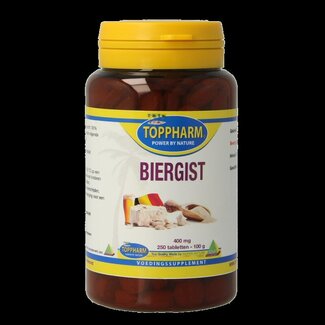 Toppharm Toppharm Biergist 400mg 250 Tabletten