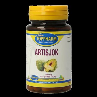 Toppharm Toppharm Artisjok 1500mg 50 Capsules