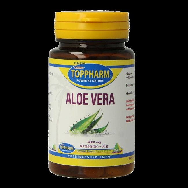 Toppharm Aloe vera 2000mg 60 Tabletten