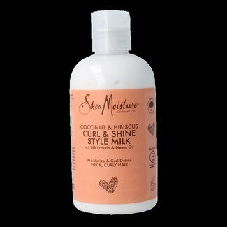 Shea Moisture Shea Moisture Lait coiffant Curl & Shine Noix de coco et Hibiscus 254 ml