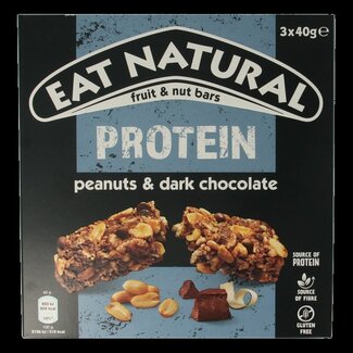 Eat Natural Eat Natural Crunchy pinda choco 3 x 40 gram 120 Gram