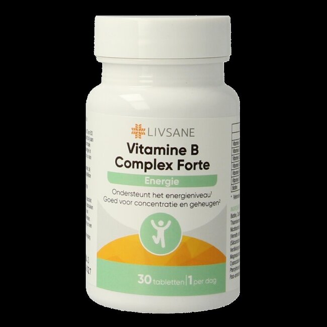 Livsane Vitamine B complex krachtig 30 Tabletten